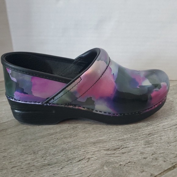 Dansko Professional‎ Mystic Patent Leather Nursing Clog Sz 39/9 Purple Podiatric - Picture 7 of 9